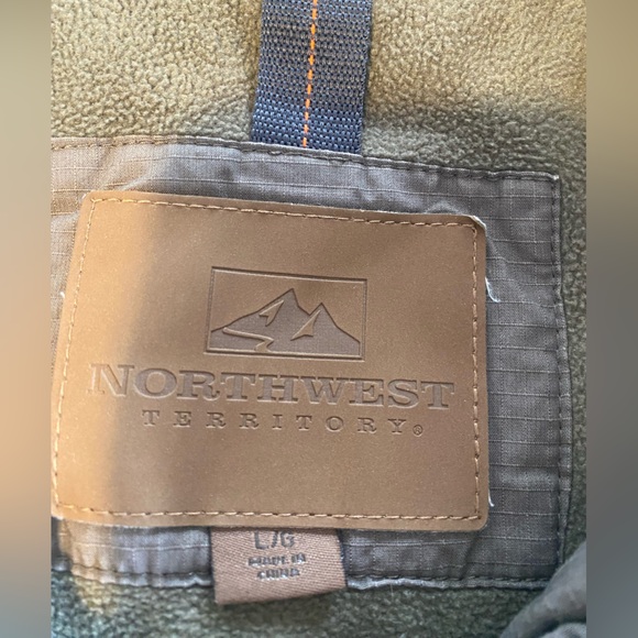 Northwest Outsoor Adventure Fill Zip Cotton Vest Tan Men’s Large Preowned - Picture 2 of 7